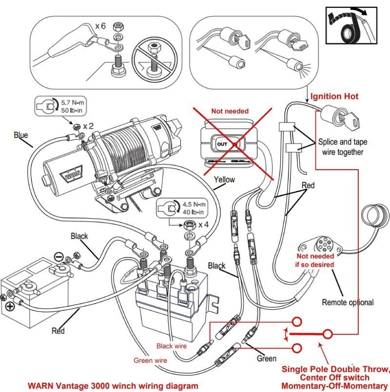 Warn 2000 Lb Winch Wiring Diagram