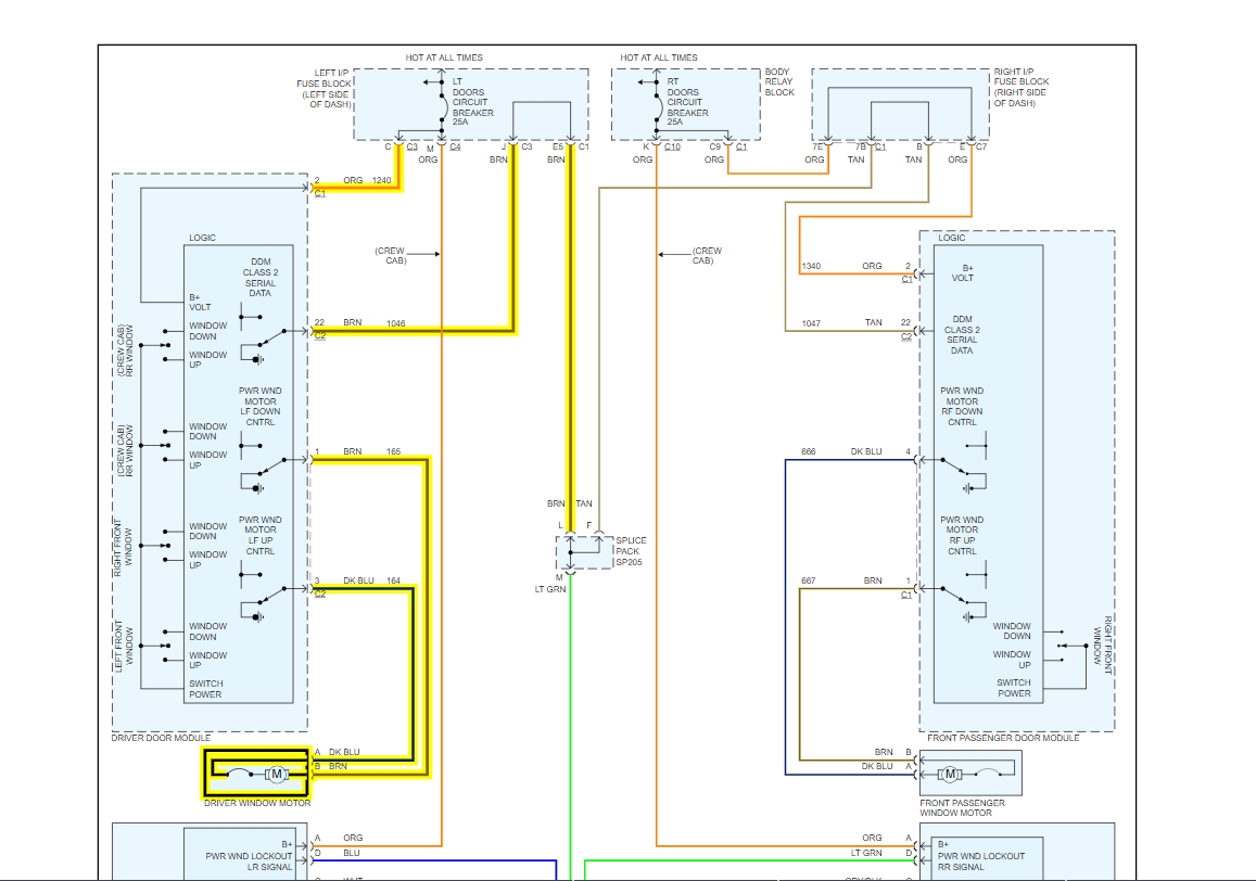Window Switch Wiring Diagram Window On Drivers 39 Side Will 