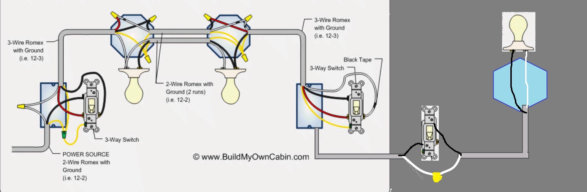 Wire A Three Way Switch Icreatables Three Way Switch Wiring Diagram 