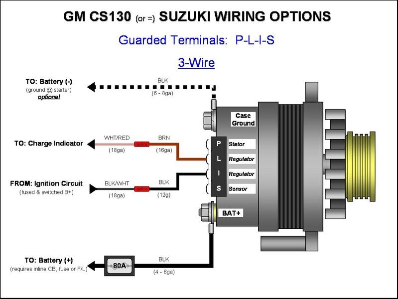 Wiring A Gm Alternator Diagram