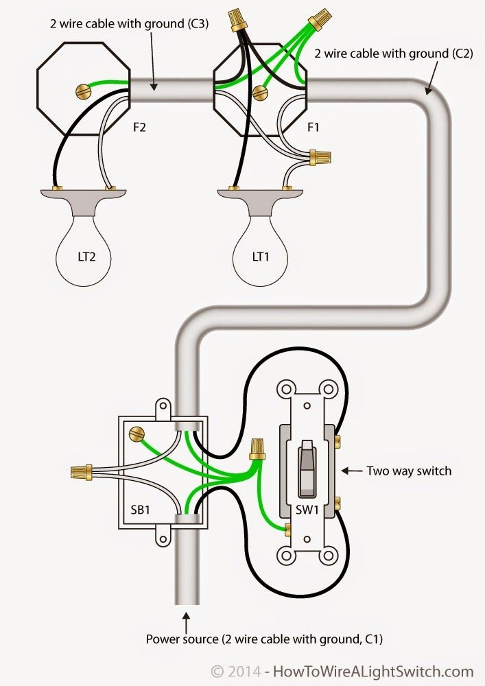 Wiring Diagram 2 Lights 1 Switch 