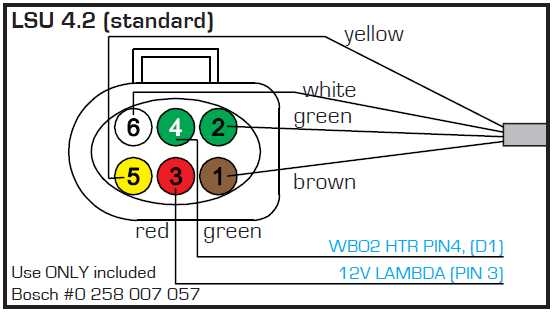 Wiring Diagram For 5 wire Lambda Sensor