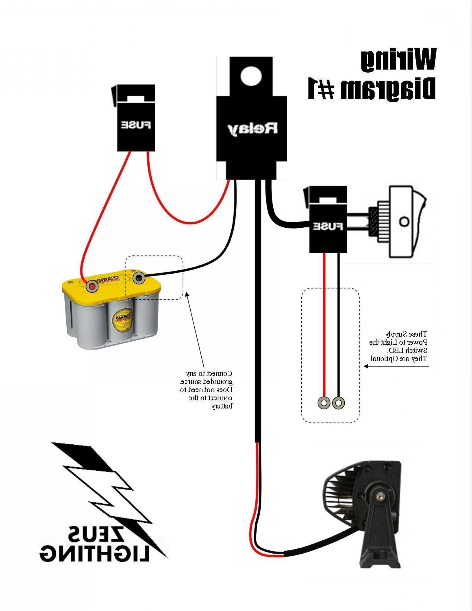Wiring Diagram For Led Light Bar With Switch Light Bar Wiring Diagram 