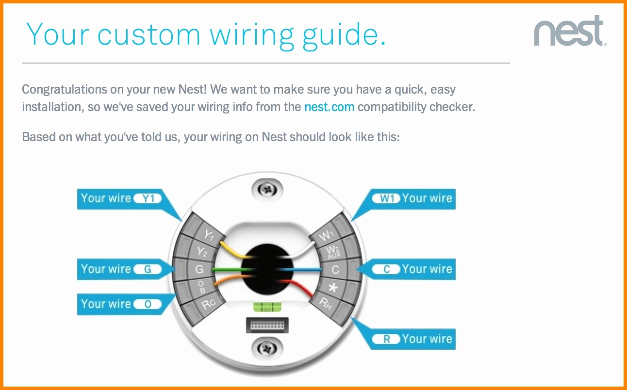 Wiring Diagram For Nest Thermostat Wiring Diagram