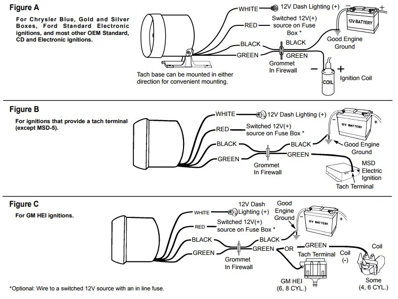 Wiring Diagram For Tachometer