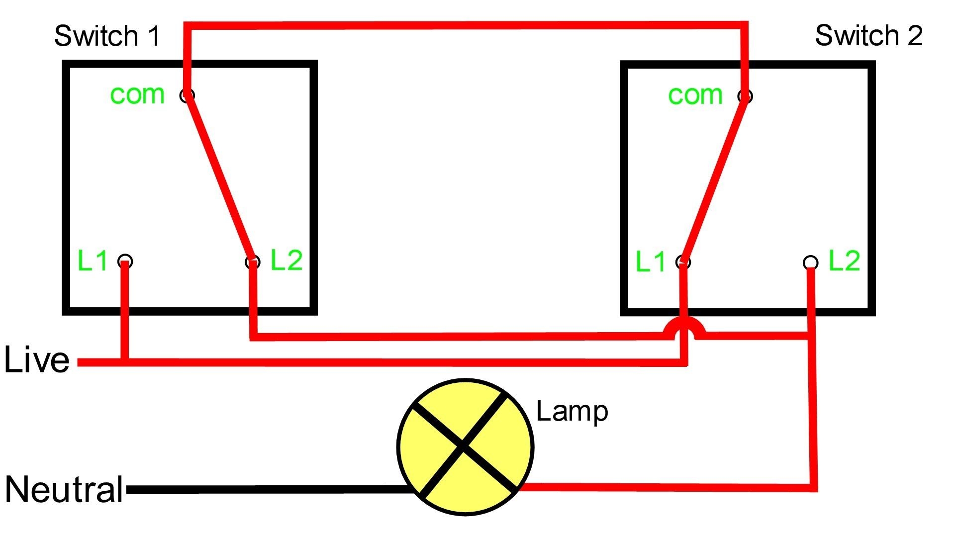 Wiring Diagram For Two Way Lighting Circuit