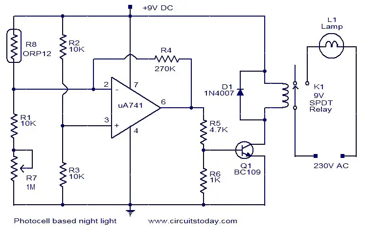 Wiring Diagram Photocell Light Switch Wiring Digital And Schematic