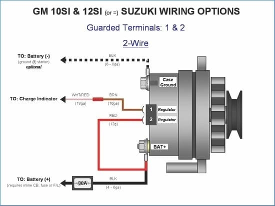 Wiring One Wire Alternator Diagram