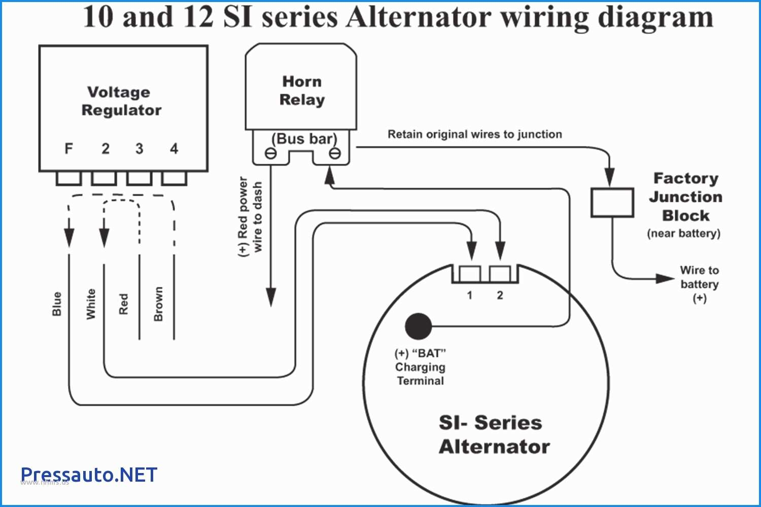 Wiring One Wire Alternator Diagram