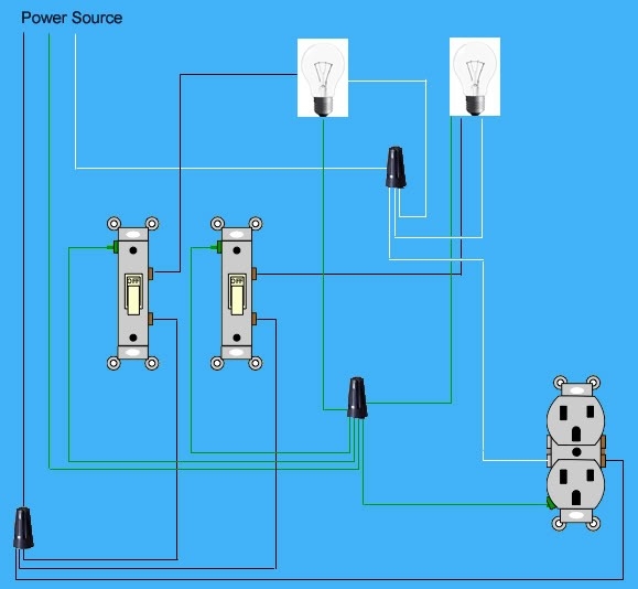 Wiring Two Switches From One Power Source