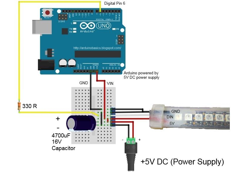 Ws2812b Wiring Diagram