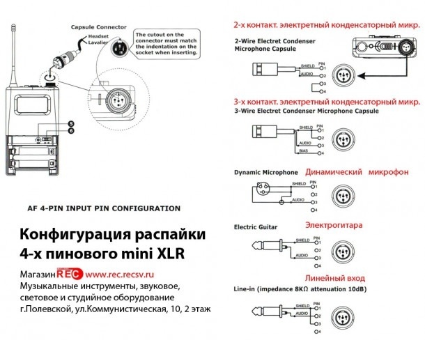 Xlr Connector Wiring Diagram